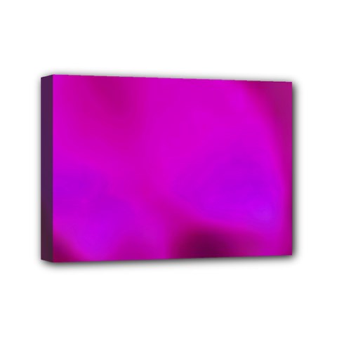 Fun Fuschia Mini Canvas 7  X 5  (stretched) by Janetaudreywilson