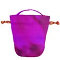 Fun Fuschia Drawstring Bucket Bag View2