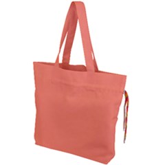 Appreciating Apricot Drawstring Tote Bag by Janetaudreywilson