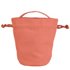 Appreciating Apricot Drawstring Bucket Bag by Janetaudreywilson