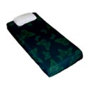 Midnight Green Butterflies Pattern Fitted Sheet (Single Size) View2