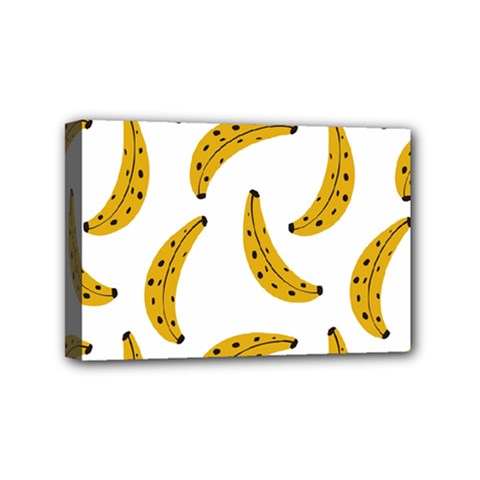 Banana Fruit Yellow Summer Mini Canvas 6  X 4  (stretched) by Mariart