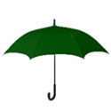 True Emerald Green Color Hook Handle Umbrellas (Small) View3