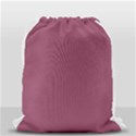 Dark Mauve Color Drawstring Bag (Small) View2