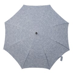 Fade Pale Blue Texture Hook Handle Umbrellas (small) by SpinnyChairDesigns