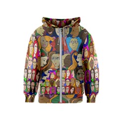 Sisters2020 Kids  Zipper Hoodie by Kritter