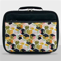 Hexagon Tropical Pattern Lunch Bag by designsbymallika