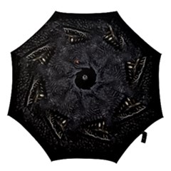 Trex Dinosaur Head Dark Poster Hook Handle Umbrellas (large) by dflcprintsclothing
