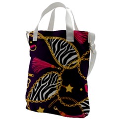 Chain Pattern  Canvas Messenger Bag by designsbymallika