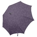 Grape Compote Butterfly Print Hook Handle Umbrellas (Small) View2
