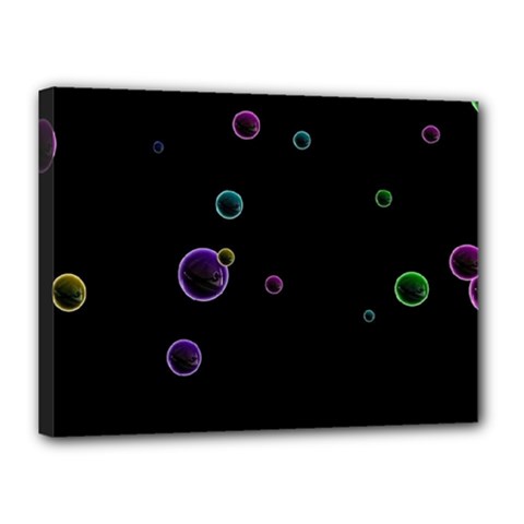Bubble In Dark Canvas 16  X 12  (stretched) by Sabelacarlos