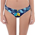 Geometric Hypnotic Shapes Reversible Hipster Bikini Bottoms View1