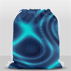 Blue Wave 2 Drawstring Bag (small) by Sabelacarlos