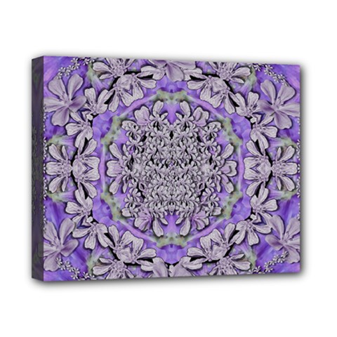 Floral Wreaths In The Beautiful Nature Mandala Canvas 10  X 8  (stretched) by pepitasart
