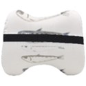 Pencil Fish Sardine Drawing Head Support Cushion View2