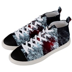 Flamelet Men s Mid-top Canvas Sneakers by Sparkle