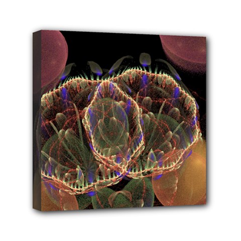 Fractal Geometry Mini Canvas 6  X 6  (stretched) by Sparkle