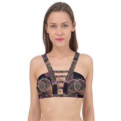 Fractal Geometry Cage Up Bikini Top by Sparkle