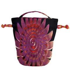 Chakra Flower Drawstring Bucket Bag by Sparkle