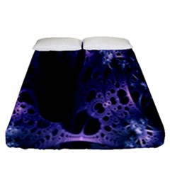 Fractal Web Fitted Sheet (queen Size) by Sparkle