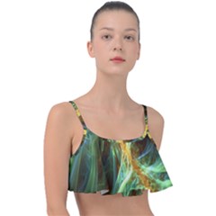 Abstract Illusion Frill Bikini Top by Sparkle