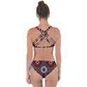 Tribal Aztec Mandala Art Criss Cross Bikini Set View2
