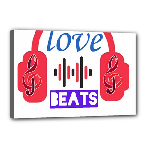 Coolbreez Love  Canvas 18  X 12  (stretched) by Skirfan