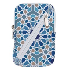 Arabic Geometric Design Pattern  Belt Pouch Bag (large) by LoolyElzayat