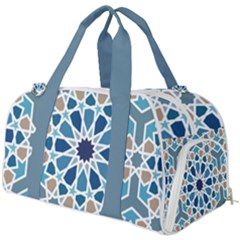 Arabic Geometric Design Pattern  Burner Gym Duffel Bag by LoolyElzayat