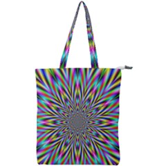 Psychedelic Wormhole Double Zip Up Tote Bag by Filthyphil