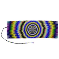 Psychedelic Blackhole Roll Up Canvas Pencil Holder (m) by Filthyphil