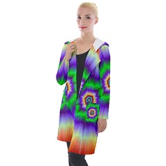 Psychedelic Explosion Hooded Pocket Cardigan by Filthyphil