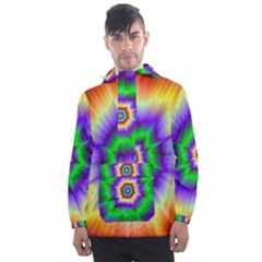 Psychedelic Big Bang Men s Front Pocket Pullover Windbreaker by Filthyphil
