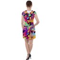 Psychedelic Geometry Drawstring Hooded Dress View2