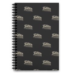Dinosaur Skeleton Head Motif Pattern 5 5  X 8 5  Notebook by dflcprintsclothing