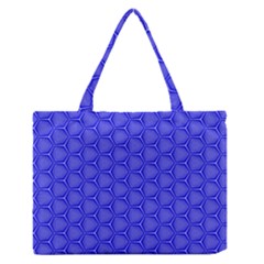 Blue-monday Zipper Medium Tote Bag by roseblue