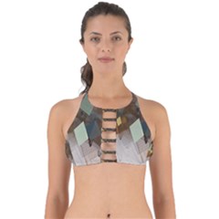 Digital Geometry Perfectly Cut Out Bikini Top by Sparkle