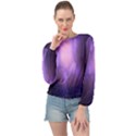 Violet Spark Banded Bottom Chiffon Top View1