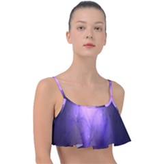 Violet Spark Frill Bikini Top by Sparkle