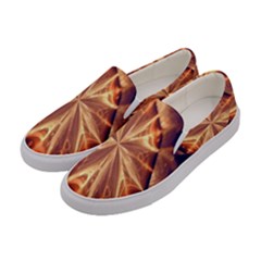 Sun Fractal Women s Canvas Slip Ons by Sparkle