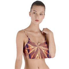 Sun Fractal Layered Top Bikini Top  by Sparkle