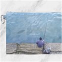 Senior Man Fishing At River, Montevideo, Uruguay001 Canvas Cosmetic Bag (XXXL) View1