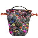 Cactus Drawstring Bucket Bag View2