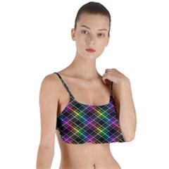 Rainbow Sparks Layered Top Bikini Top  by Sparkle