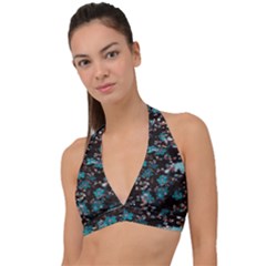 Realflowers Halter Plunge Bikini Top by Sparkle