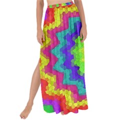 Masaic Colorflower Maxi Chiffon Tie-up Sarong by Sparkle