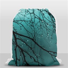 Raindrops Drawstring Bag (small) by Sparkle