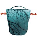 Raindrops Drawstring Bucket Bag View1