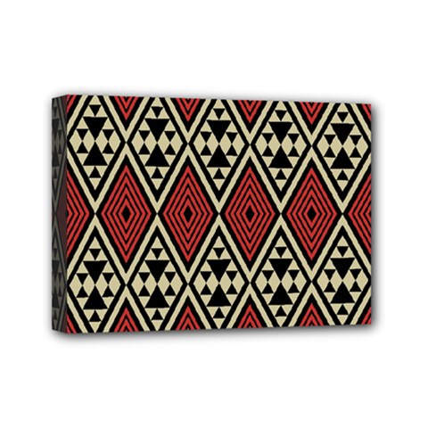 Motif Boho Style Geometric Mini Canvas 7  X 5  (stretched) by tmsartbazaar