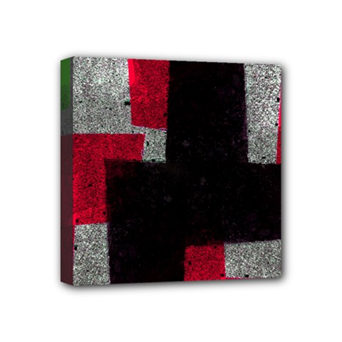 Abstract Tiles Mini Canvas 4  X 4  (stretched) by essentialimage